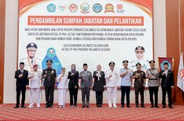 Wali Kota-Wakil Wali Kota Palopo Periode 2025-2030 Resmi Dilantik Gubernur