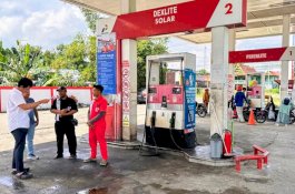 Personil Polres Wajo Intensifkan Pemeriksaan SPBU