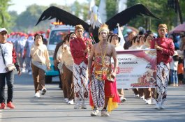 71 Tim Ramaikan Gerak Jalan HUT ke-80 RI di Gowa