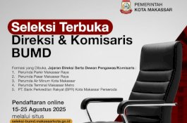 Pemkot Makassar Buka Pendaftaran Direksi & Dewas BUMD, Berikut 12 Dokumen Persyaratan