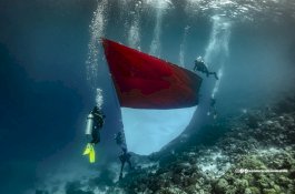 Pertamina Patra Niaga Sulawesi Rayakan HUT RI ke-80 dengan Pembentangan Bendera Merah Putih Terbesar di Bawah Laut Spot Ikonik Mata Uang Rp10.000 Wakatobi
