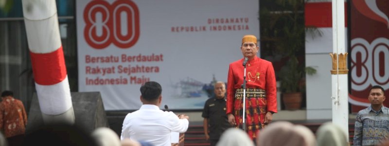 Pelindo Group Wilayah Kerja Makassar Gelar Upacara Peringatan HUT ke-80 Kemerdekaan RI