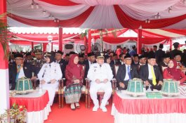 Wali Kota–Wawali Makassar Ikut Upacara HUT ke-80 RI di Rujab Gubernur Sulsel