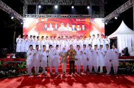 Sukses Kibarkan dan Turunkan Bendera, Bupati Husniah Apresiasi Paskibra Gowa