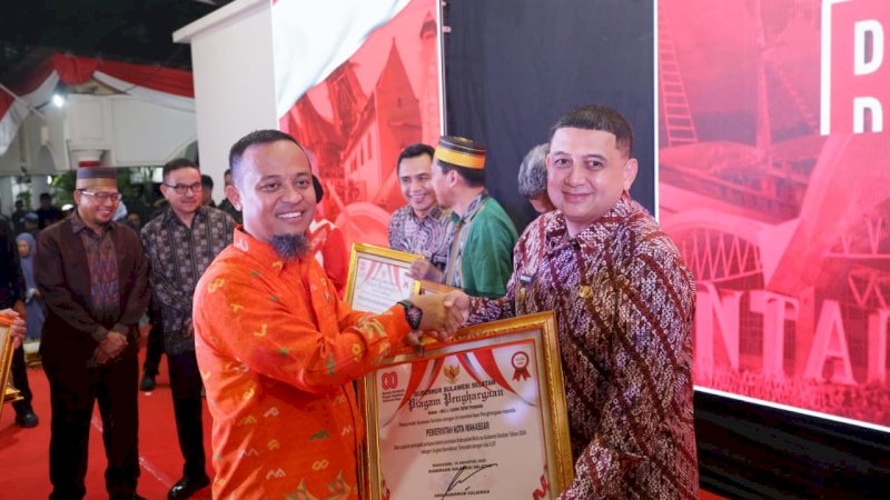 Pemkot Makassar Catat Angka Kemiskinan Terendah di Sulsel, Sabet Penghargaan dari Pemprov
