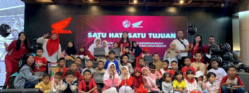 Asmo Sulsel dan Honda PCX Rayakan Independence Day Bersama Anak-Anak 