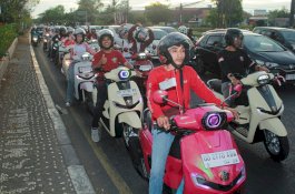 Asmo Sulsel Gelar “Convoy Merdeka” Bersama 80 Honda Stylo 160 Rayakan HUT RI ke-80