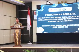 Tasming Hamid Kukuhkan Sejumlah Organisasi Strategis, Tekankan Peran Perempuan dalam Pembangunan Parepare