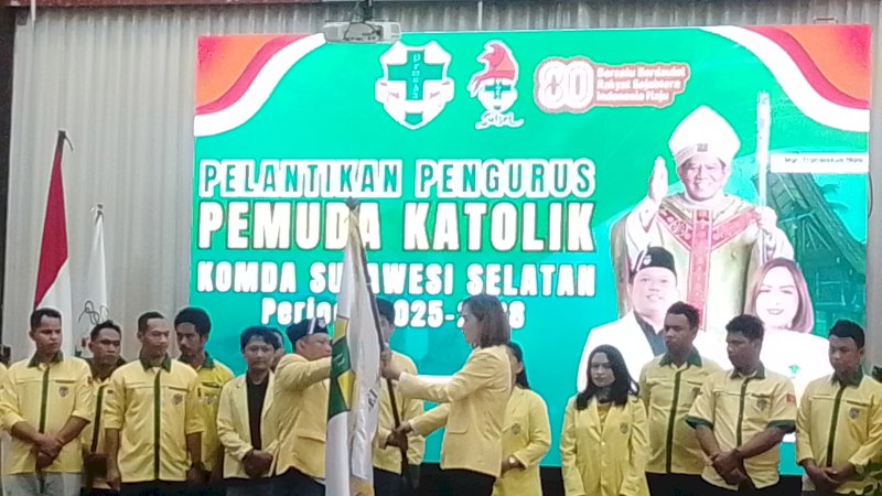 Pelantikan Ketua dan Pengurus Pemuda Katolik Komda Sulsel Periode 2025/2028