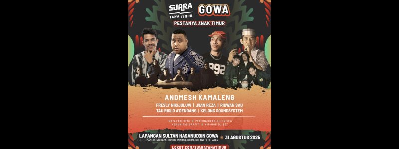 Hadirkan Musisi Papan Atas, Suara Tana Timur Gowa Buka Ruang Bagi Talenta Muda 