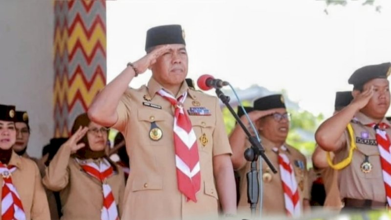 Semarak Hari Pramuka Ke-64 di Wajo: Menguatkan Semangat Kolaborasi dan Ketahanan Bangsa