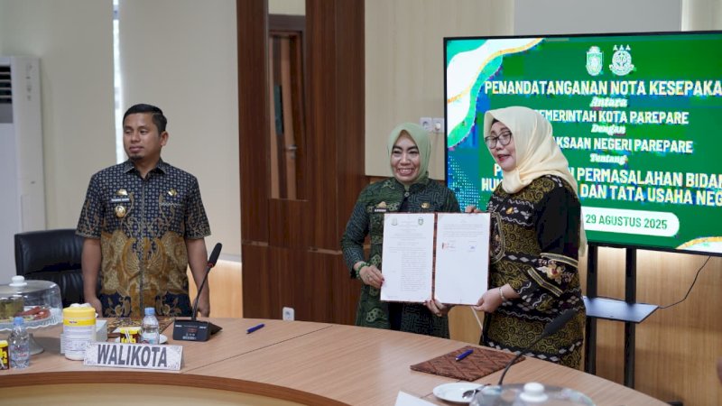 Pemkot Parepare dan Kejaksaan Teken MoU, Dorong Pencegahan Potensi Penyimpangan