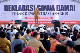 Bupati Talenrang Ajak Warga Bersatu Jaga Kedamaian di Gowa