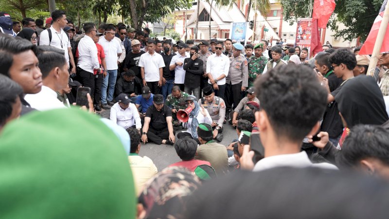 Bupati Gowa Temui Aksi Damai Kelompok Cipayung Plus