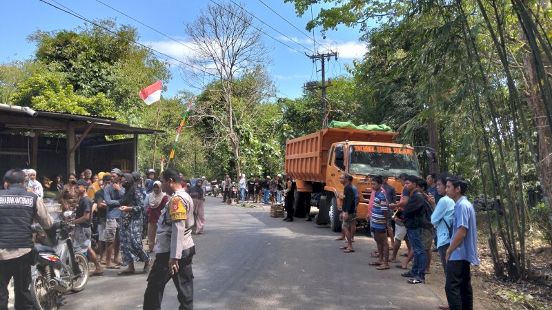 Lakalantas Maut, Sat Lantas Polres Maros Amankan Sopir Truk