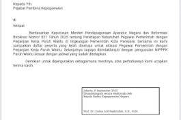 Pemkot Parepare Terima 1020 Alokasi PPPK Paruh Waktu Tahun 2025