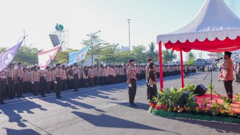 Hari Pramuka ke-64 Tingkat Provinsi, Gubernur Andi Sudirman Serukan Semangat Kebersamaan