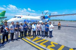 Gubernur Sulsel Resmikan Penerbangan Perdana Makassar–Bone