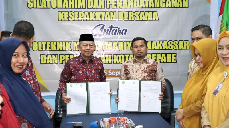 MoU Pemkot Parepare–Politeknik Muhammadiyah Fokus pada Penguatan Layanan Rumah Sakit