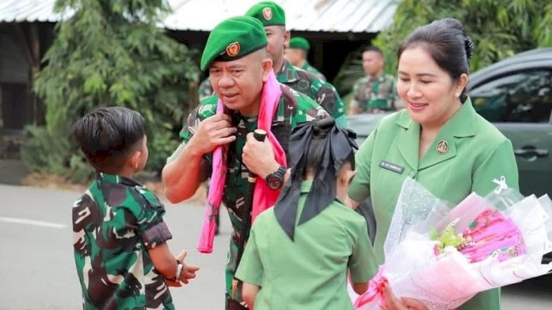 Danrem 141/Tp Brigjen TNI Andre Clift Rumbayan Kunjungi Kodim 1406/Wajo