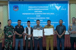 PT Vale Lakukan MoU dengan Pemkab Kolaka Tentang Pemberdayaan Tenaga Kerja dan Pengusaha Lokal