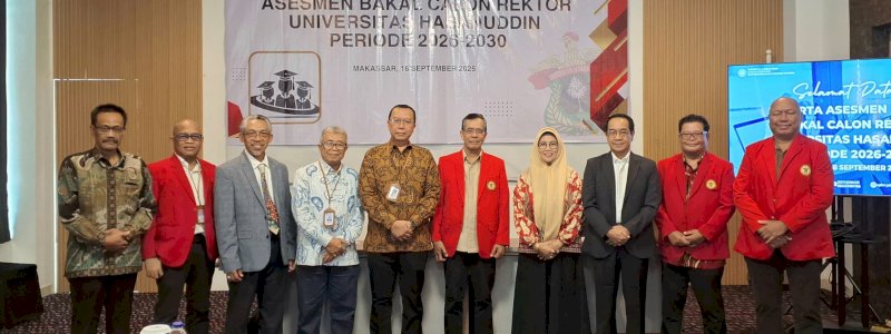 Calon Rektor Unhas Periode 2026-2030 Jalani Proses Assesmen Psikologi