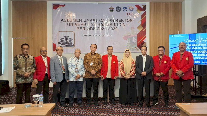 Calon Rektor Unhas Periode 2026-2030 Jalani Proses Assesmen Psikologi