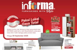 INFORMA Hadirkan Promo Kemerdekaan, Dorong Minat Belanja Furnitur Lokal dan Perkuat Industri Nasional