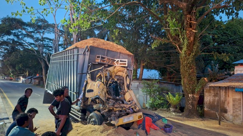 Lakalantas Maut di Pangkep Dua Korban Meninggal Dunia