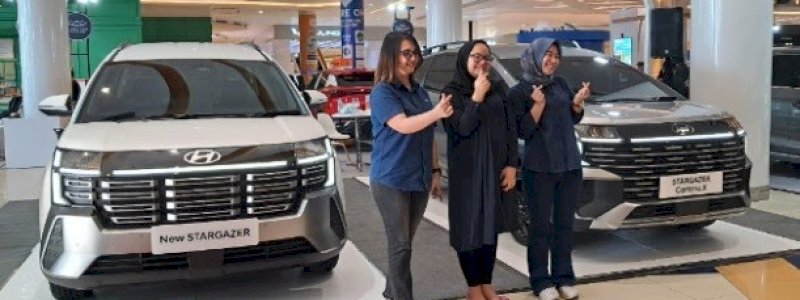 Pasar Otomotif Sulsel Bergairah, Hyundai Stargazer Cartenz X Raup 20 SPK Saat Peluncuran