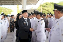 Wali Kota Makassar Lantik 263 Pejabat Eselon IV di Lapangan Karebosi