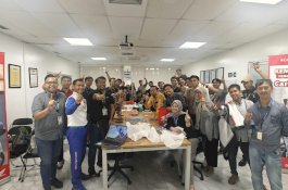 Asmo Sulsel Gelar Edukasi Safety Riding untuk Karyawan PT. Nippon Indosari Corpindo