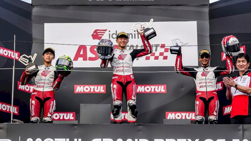 pebalap muda binaan AHM berhasil sabet juara di Mobility Resort Motegi, Jepang