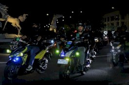 Asmo Sulsel Kembali Gelar Nocturnity Riding, Ajak MVC Vario Makassar Nikmati Riding Malam Penuh Gaya
