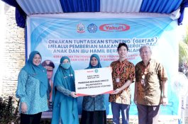 Didampingi Ketua TP PKK Maros, Ketua TP PKK Sulsel Hadiri Kick Off Gerakan Tuntaskan Stunting