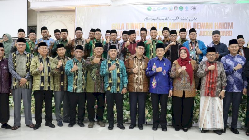 Dewan Hakim MQK Resmi Dilantik Menag, Bupati Wajo Apresiasi Semua Pihak