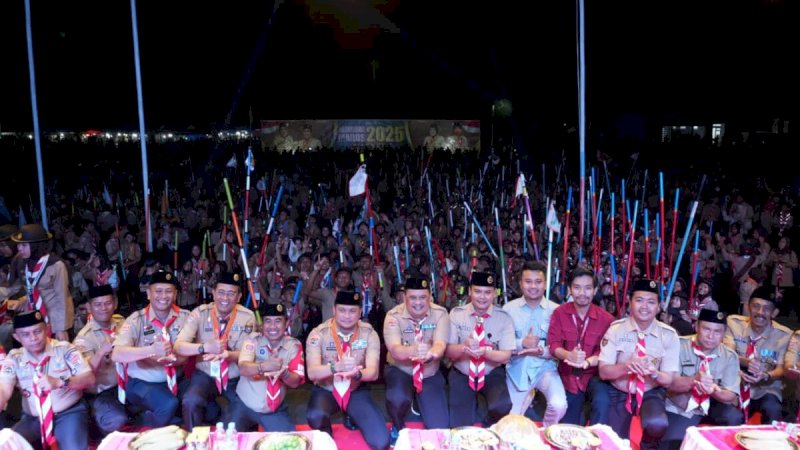 1.500 Pramuka Meriahkan Jambore Sulsel di Maros, Wabup Mutazim Bangga