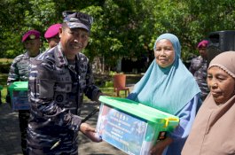 Dihadiri Bupati Maros, Kodaeral VI Gelar Aksi Sosial di HUT ke 80 TNI