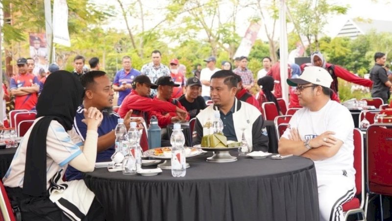 Tasming Hamid Hadiri Pembukaan Turnamen Sepak Bola Gubernur Sulsel 2025