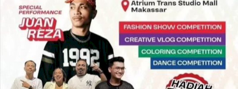 Penampilan Juan Reza Guncang FinEXPO 2025 Makassar, Ribuan Pengunjung Padati Atrium TSM