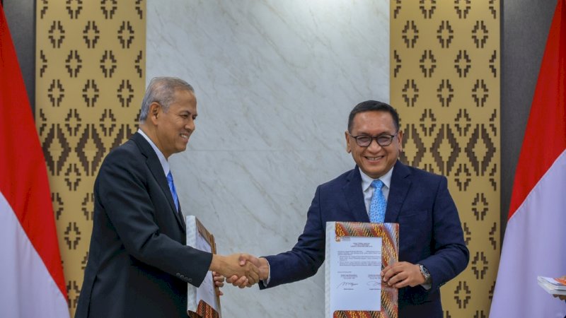 Presiden Prabowo Lantik Anggota Dewan Komisioner LPS 2025–2030, Anggito Abimanyu Resmi Jadi Ketua
