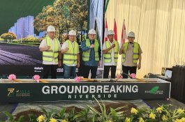 Groundbreaking Akses Jalan Riverside Bukit Baruga, Wali Kota Makassar Harap Jadi Solusi Kemacetan