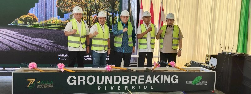 Groundbreaking Akses Jalan Riverside Bukit Baruga, Wali Kota Makassar Harap Jadi Solusi Kemacetan
