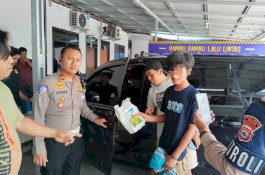 Satlantas Polres Wajo Temukan Sabu 1 Kilogram dari Mobil Barang Bukti Kecelakaan