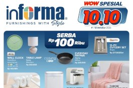 Informa Latanete Makassar Gelar Promo Akhir Pekan, Diskon Hingga 60 Persen Cicilan Nol Persen 