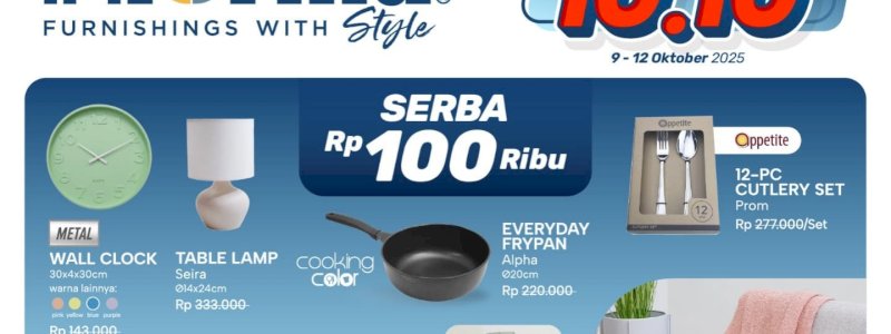 Informa Latanete Makassar Gelar Promo Akhir Pekan, Diskon Hingga 60 Persen Cicilan Nol Persen 