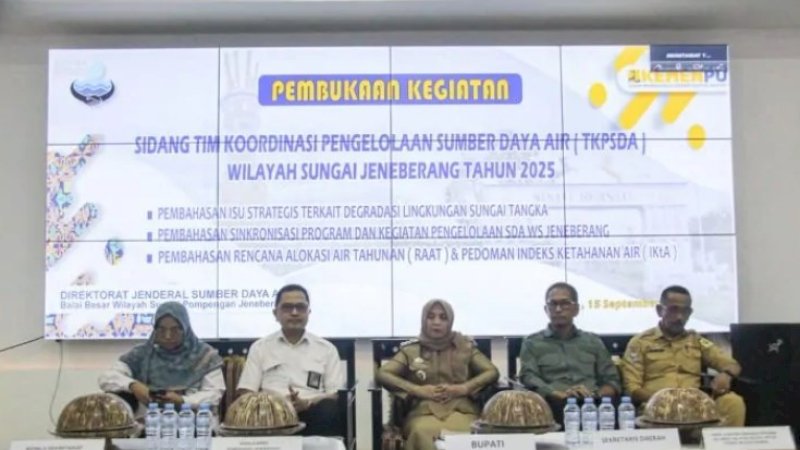 Pemprov Apresiasi Sidang TKPSDA WS Saddang 2025 di Sinjai