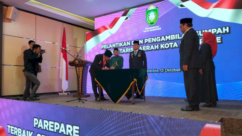 Amarun Agung Hamka Resmi Dilantik Jadi Sekda Parepare