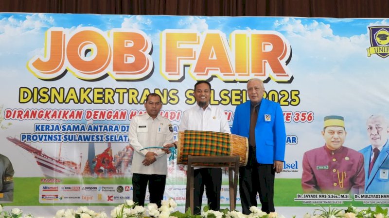 Job Fair Sulsel 2025 Sediakan 2.000 Lowongan, Gubernur Sulsel Dorong Inovasi dan Wirausaha Muda
