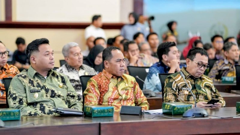 Bupati Wajo Andi Rosman Hadiri Rakor Pemberantasan Korupsi di Makassar